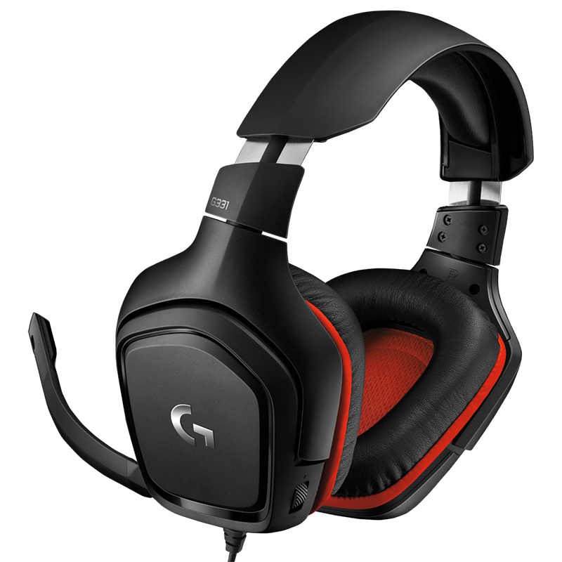 Tai Nghe Có Dây Chụp Tai Over-ear Logitech G331 Wired Gaming - Hàng Chính Hãng