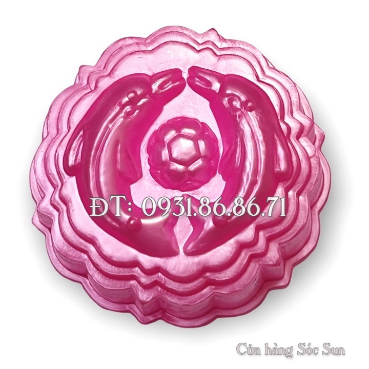 Khuôn rau câu trung thu cá heo loại 10 cm – Mã số 1873