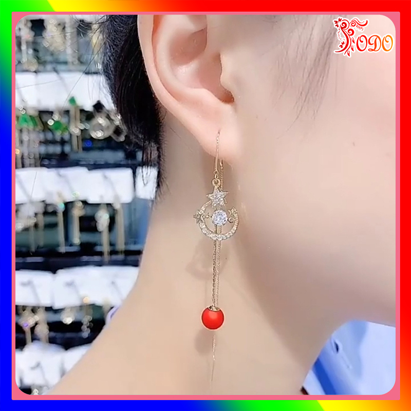 Bông tai đáng yêu kiểu dáng MZ652 S925 phong cách đơn giản thích hợp đi làm - [Thời Trang ToDo]