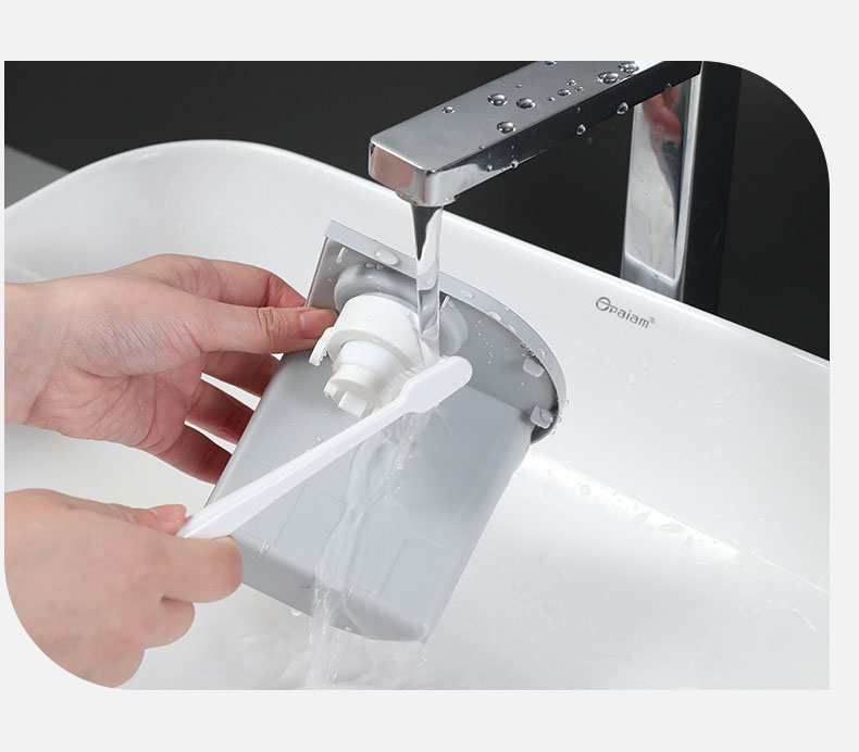 KỆ TREO BÀN CHẢI ĐÁNH RĂNG, TÍCH HỢP ĐỒ LẤY KEM THÔNG MINH MÀU ĐEN-TRẮNG VÀ XÁM -TRẮNG