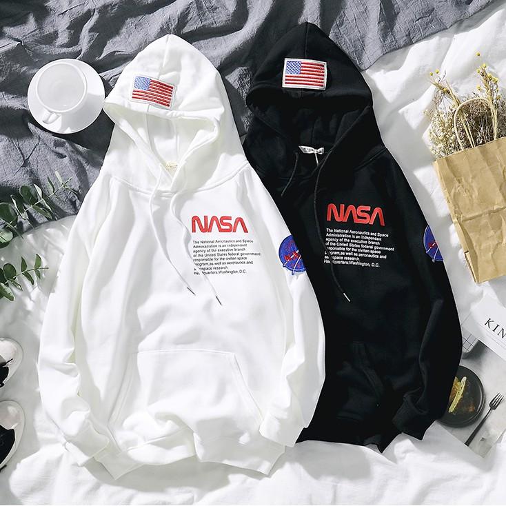 Áo Hoodie NASA chuẩn đẹp form rộng