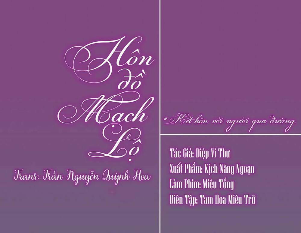 hôn đồ mạch lộ chapter 1 18