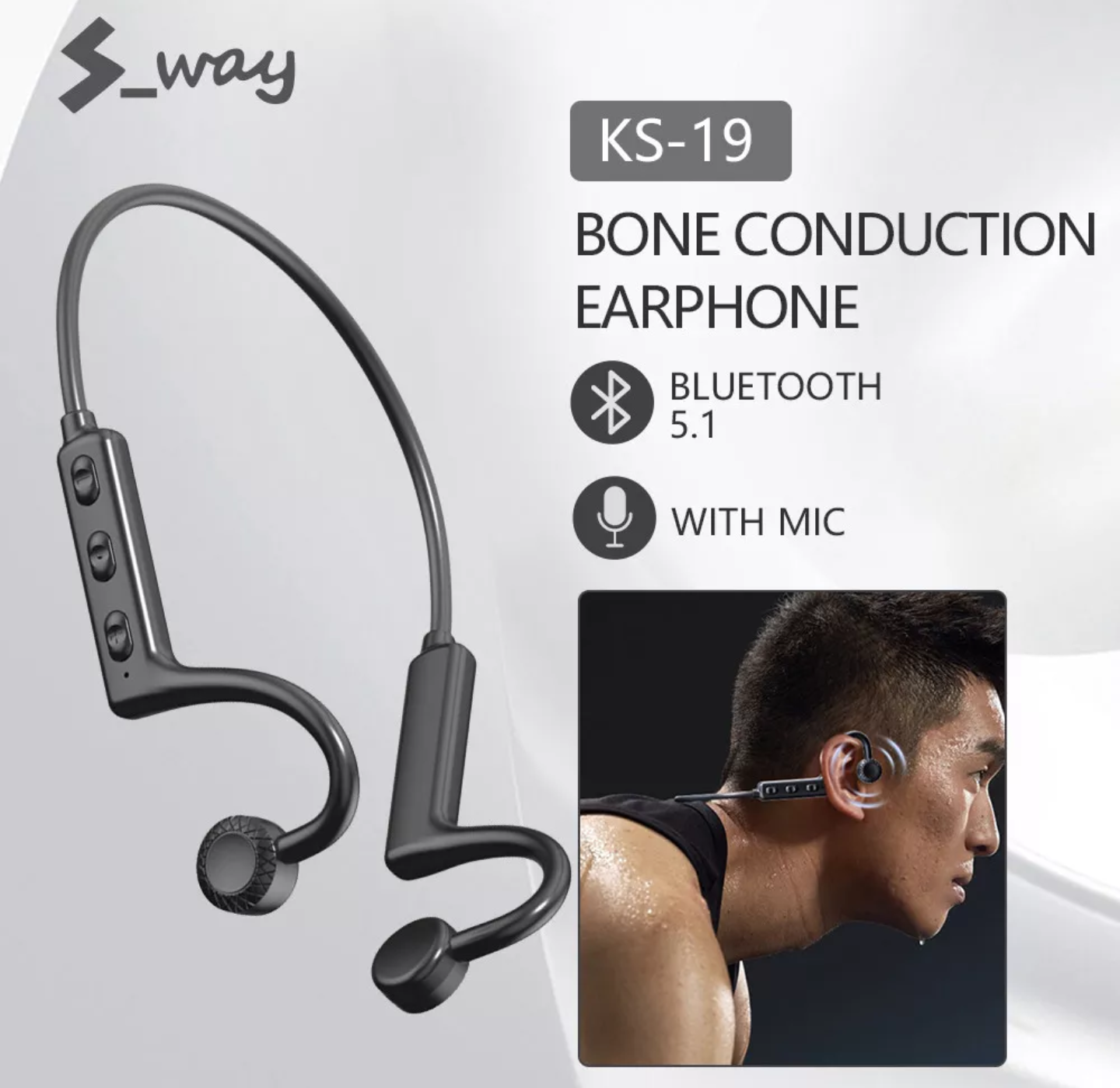 TAI NGHE BLUETOOTH DẪN XƯƠNG CHỐNG NƯỚC THÔNG MINH