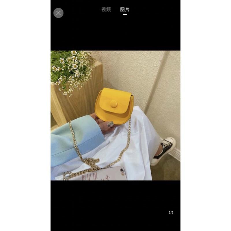 Túi xách nữ mini dây xích thời trang