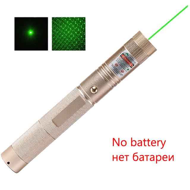 Săn bắn cao 10000m 532nm laser laser laser con trỏ có thể điều chỉnh tiêu điểm lazer với khớp đầu laser.