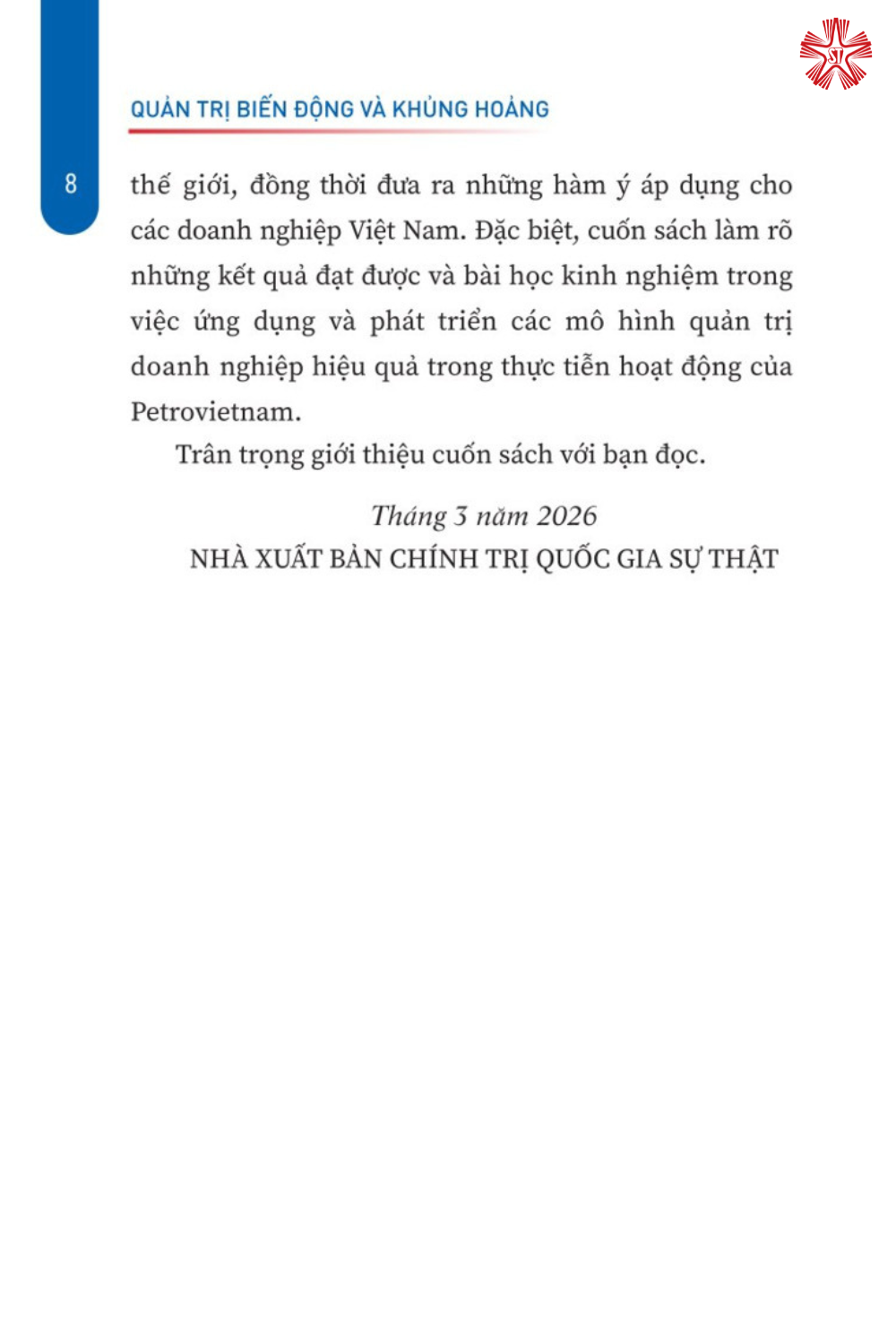 Quản trị biến động và khủng hoảng (Xuất bản lần thứ hai)