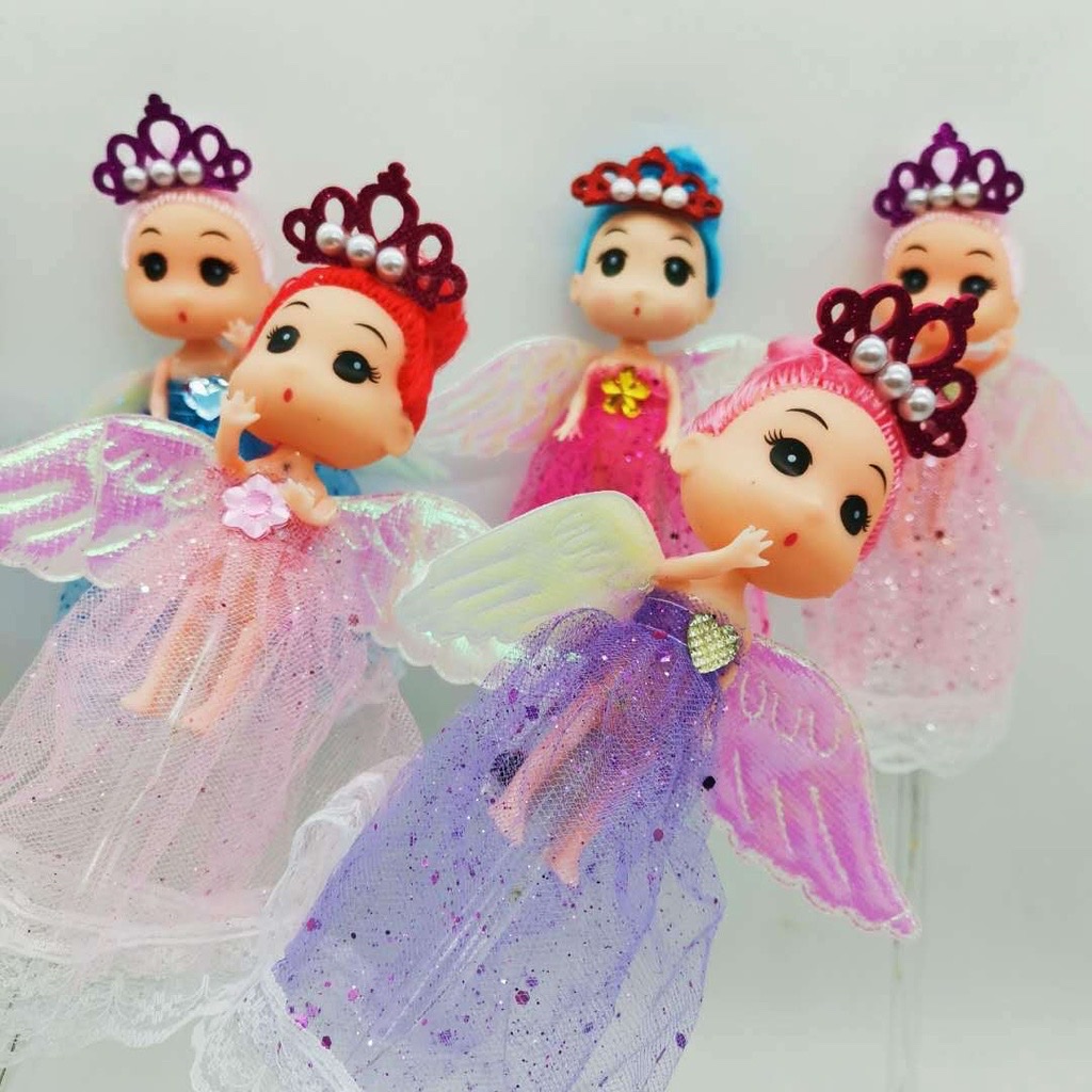 Gậy búp bê chibi, đũa công chúa phát sáng nhiều màu, đồ chơi cho bé - VPP Thiên Ái