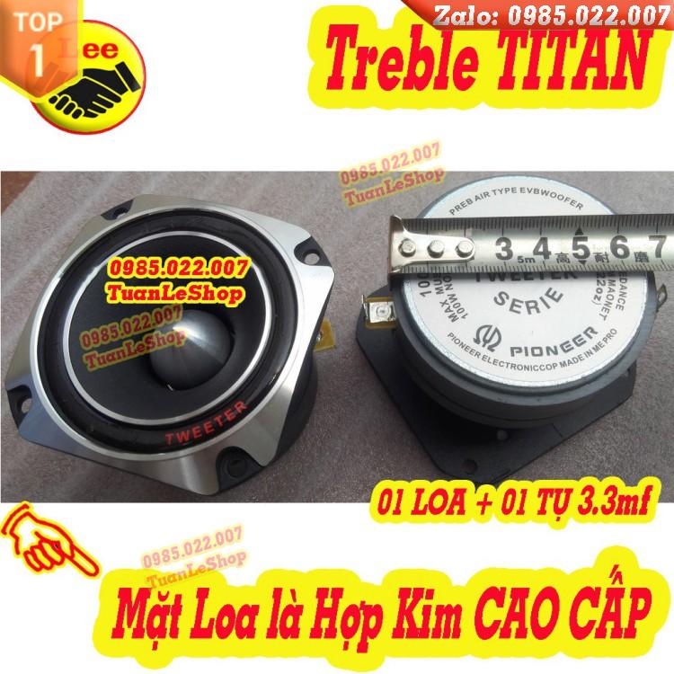 1 LOA TREBLE PIONEER VUONG TITAN TỐT + 01 TỤ 3,3MF – GIÁ 01 CHIẾC PIO VUÔNG