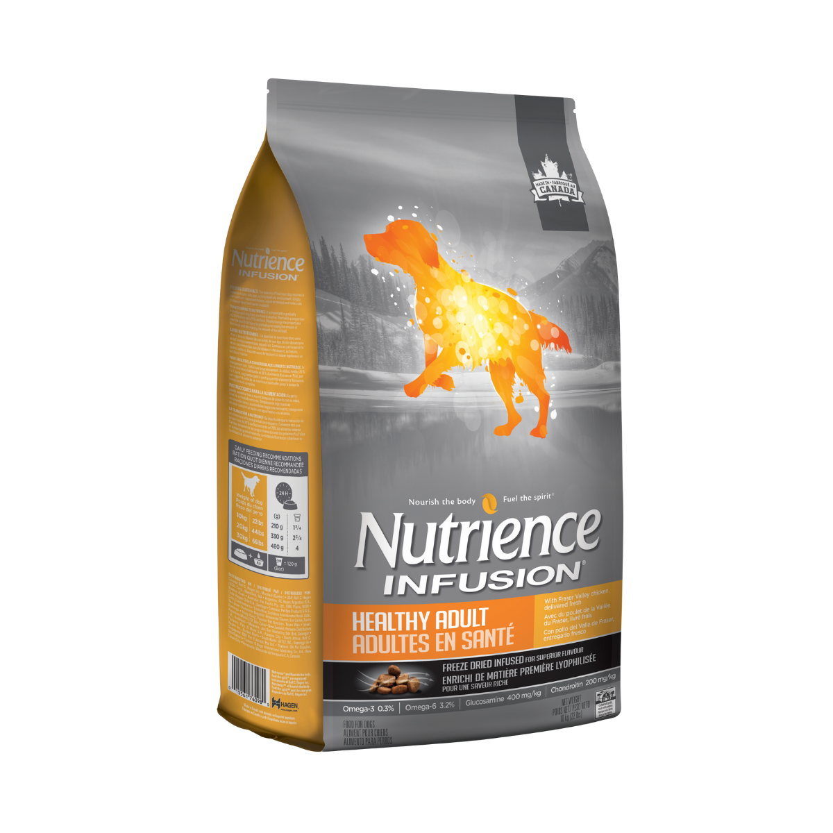 Thức Ăn Cho Chó Có Kích Thước Trung Bình, Lớn Nutrience lnfusion Bao 10kg - Thịt Gà Tây, Rau Củ & Trái Cây Tự Nhiên