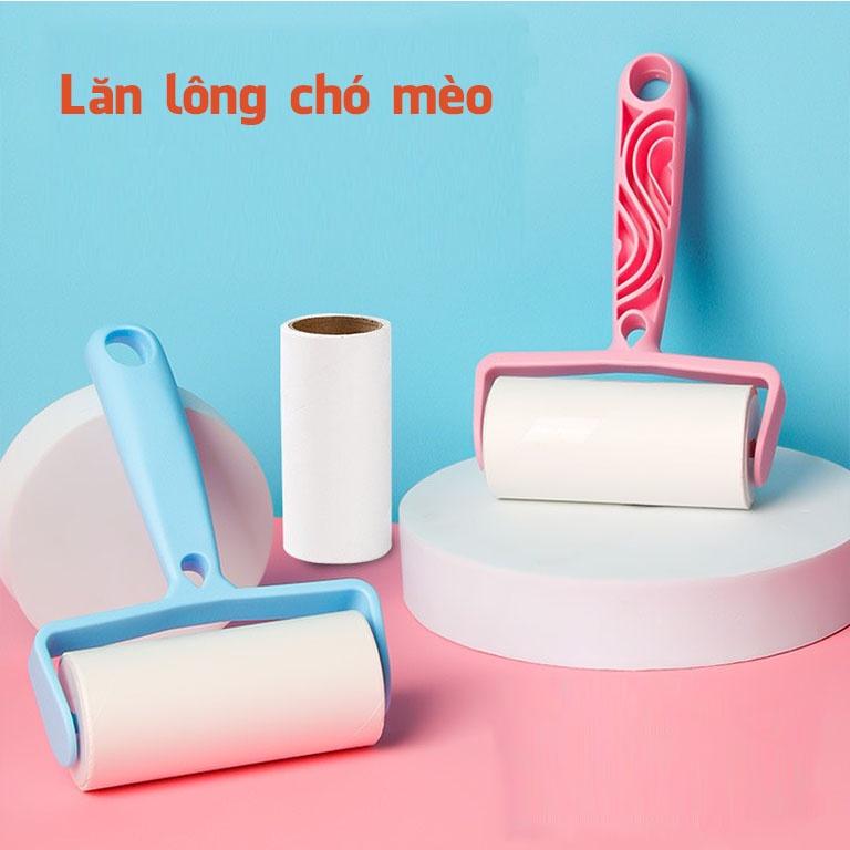 Cây lăn lông, lăn bụi làm sạch quần áo, chăn ga, đệm sofa, cây lăn lông chó mèo có lõi thay thế