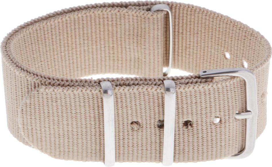 Woven Nylon Watch Strap Wristwatch Band Stainless Steel Buckle