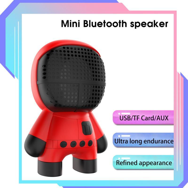 Loa hộp âm thanh Mini Loa di động tương thích Bluetooth Loa siêu trầm âm thanh nổi không dây Hỗ trợ TWS Radio TF Cuộc gọi ngoài trời Màu sắc: 109-Đen