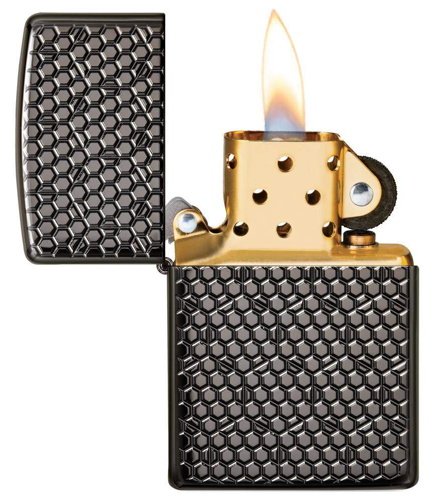 Bật Lửa Zippo Hexagon Design 49021