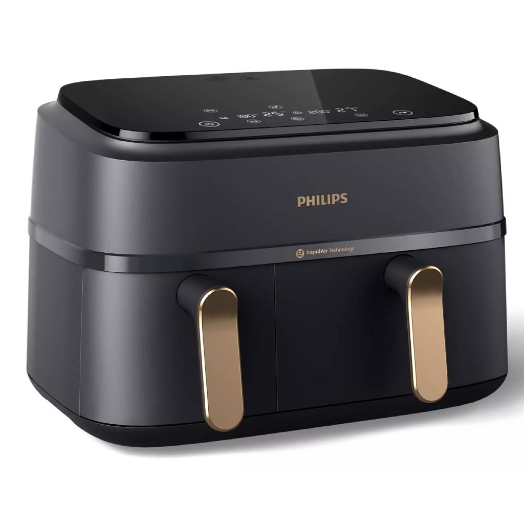 Nồi chiên không dầu Philips hai giỏ NA352/00 9 lít - Hàng chính hãng