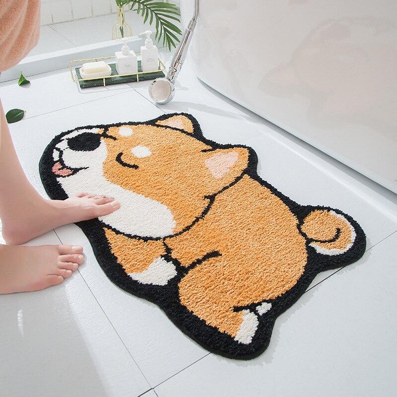 Cartoon Creative Non-slip Mat, Bathroom Balcony Floor Mat, Bathtub Absorbent Mat, Door Absorbent Mat, Household Carpet