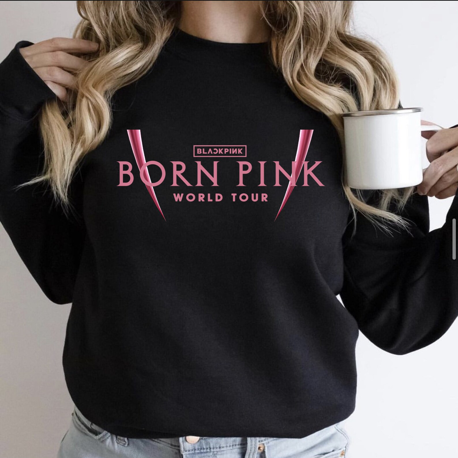 Áo sweater Blackpink born pink world tour venom