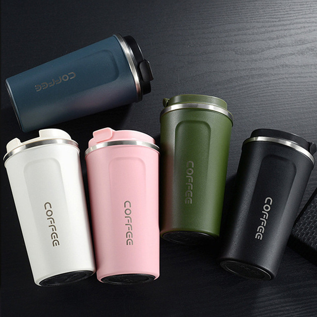 Bình nước giữ nhiệt trà coffee mugs Cleacco Chất Liệu Inox 304 Kiểu Dáng Hiện Đại Boro Sport