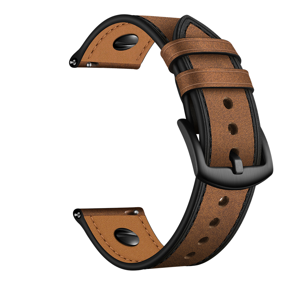 Dây Da Bò Nailed cho Galaxy Watch 4 / Watch 4 Classic / Galaxy Watch 3 / Galaxy Active 2 / Gear S3 / Garmin Vivo Venu / Huawei GT