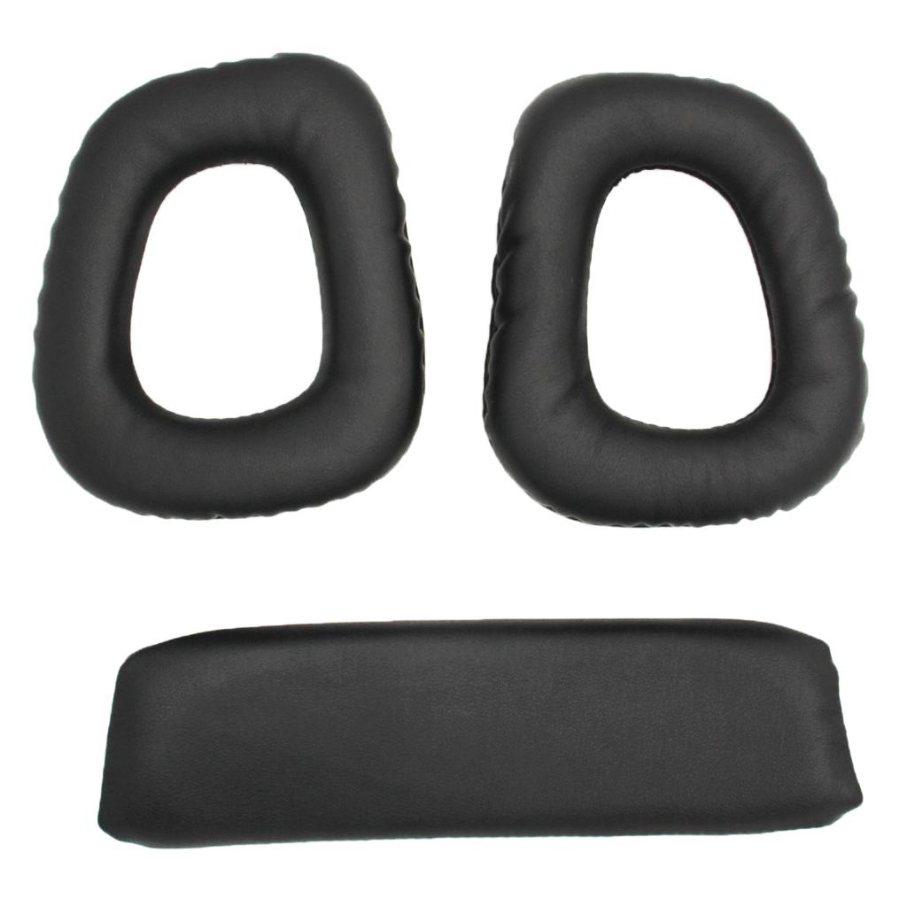 Headphone Headband And Earpads Cushions for Logitech G35 G930 G430 F450