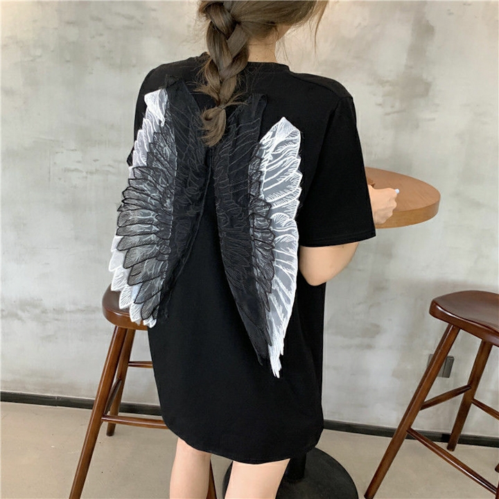 Áo thun trơn đôi cánh Mã: AX4121