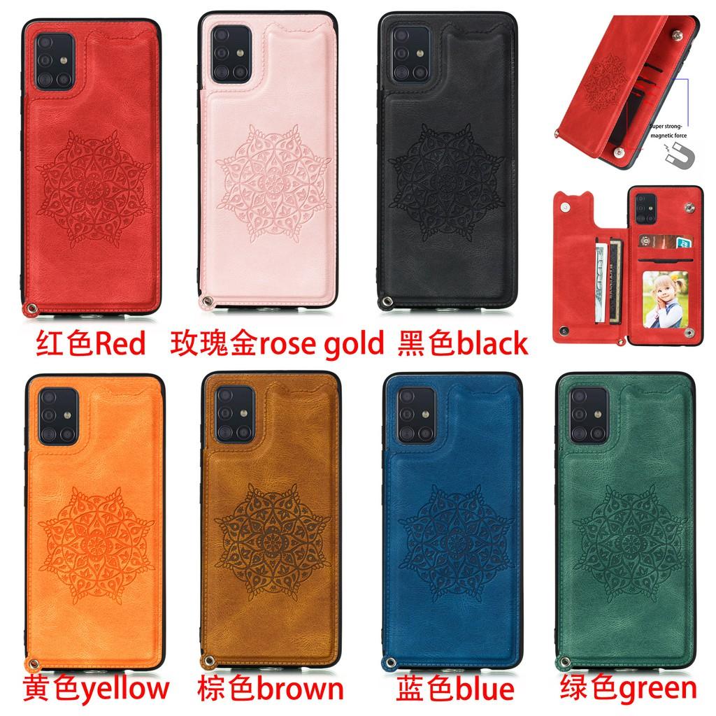 Ốp điện thoại dạng ví da có ngăn đựng thẻ cho Samsung Galaxy Note20 Ultra S20 FE S20 Ultra S20 Plus S20+ S10 Lite A91