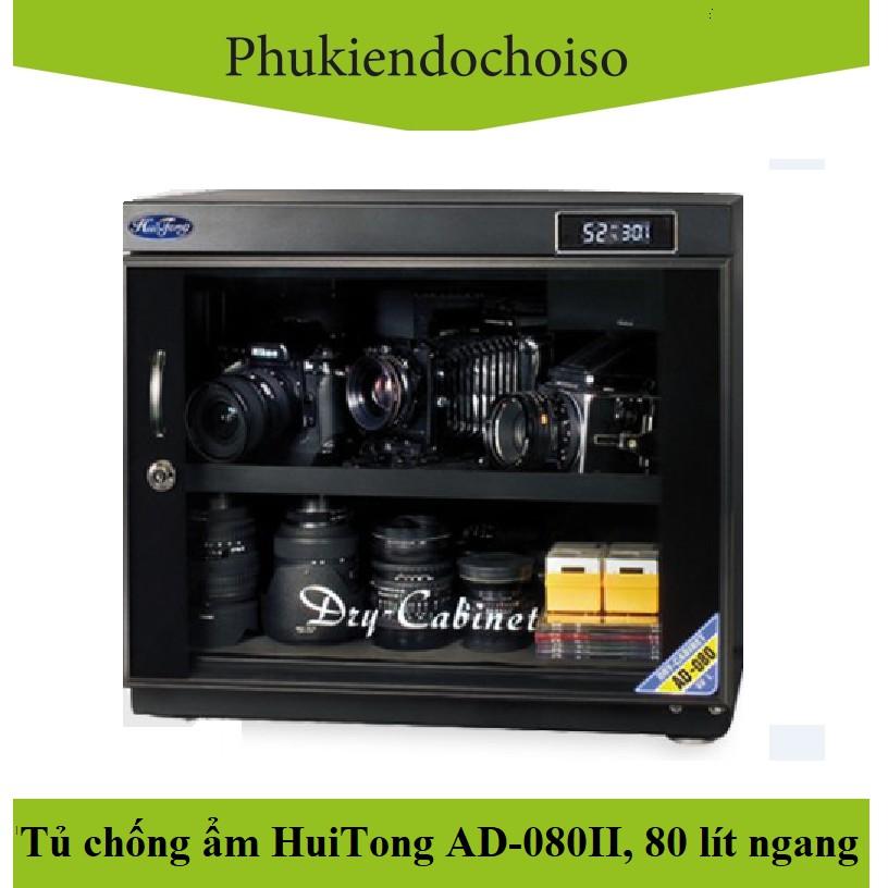 Tủ chống ẩm HuiTong AD-080II, tủ ngang, 80 lít