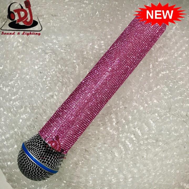 Áo mic, vỏ micro, bọc micro kim tuyến, vỏ áo mic, vỏ bọc micro, micro bolero, microphone, mic karaoke, mi rô không dây