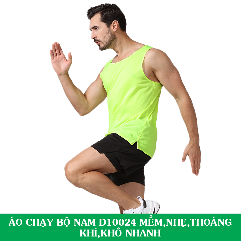 Áo Chạy Bộ Tập Gym Nhẹ,Thoáng Khí D10024