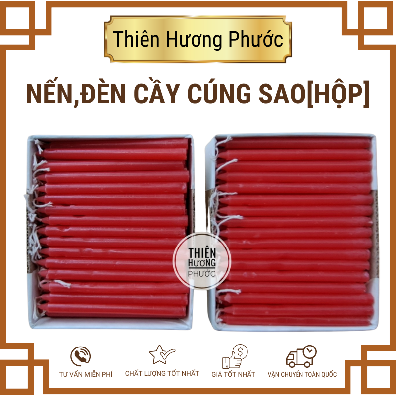 Nến, đèn cầy cúng sao