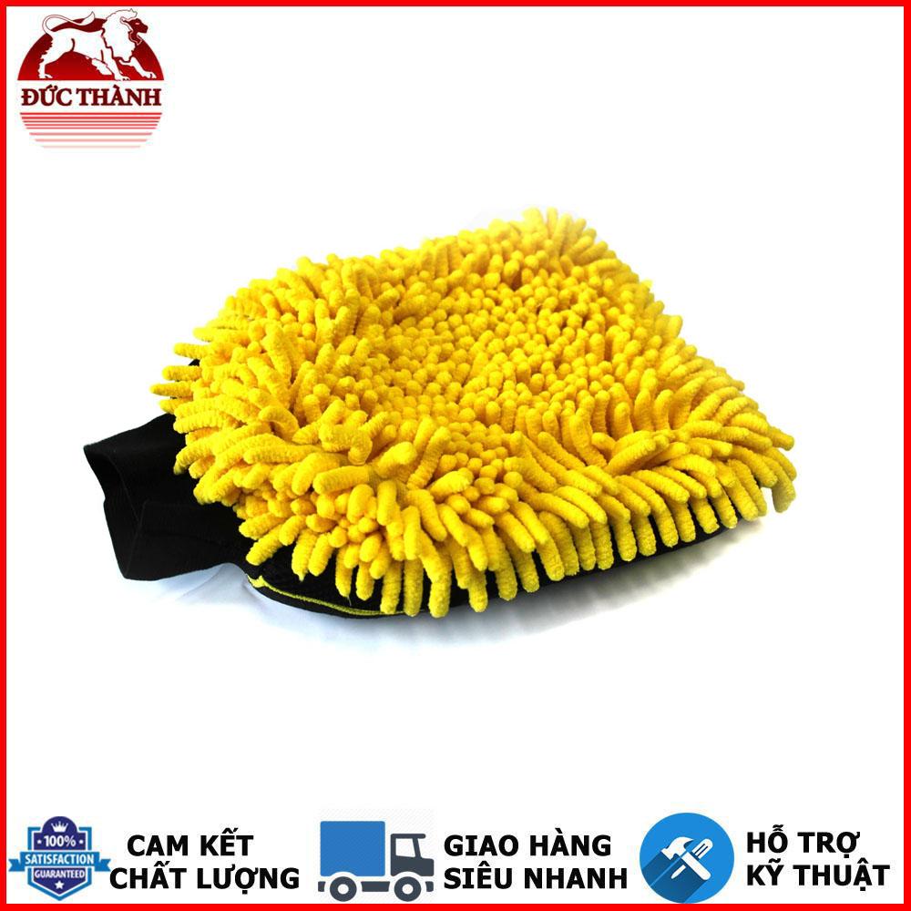 GĂNG TAY RỬA XE SIÊU MỀM SỢI MICROFIBER GIỮ BỌT CHENILLE MICROFIBER WASH MITT YELLOW 1120003Y