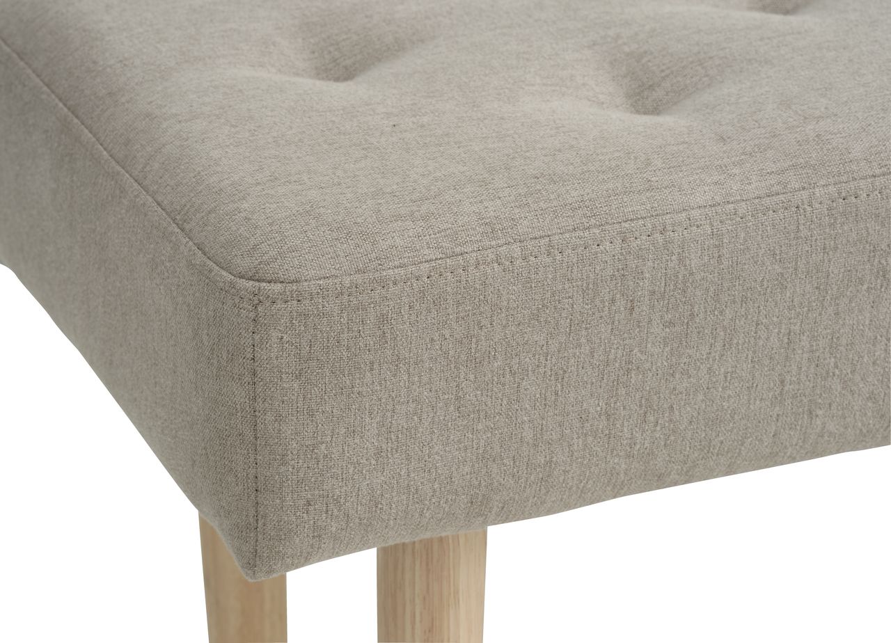 Ghế băng | JYSK Hagebro | vải polyester | màu sồi/vàng cát | R100xS36xC43cm
