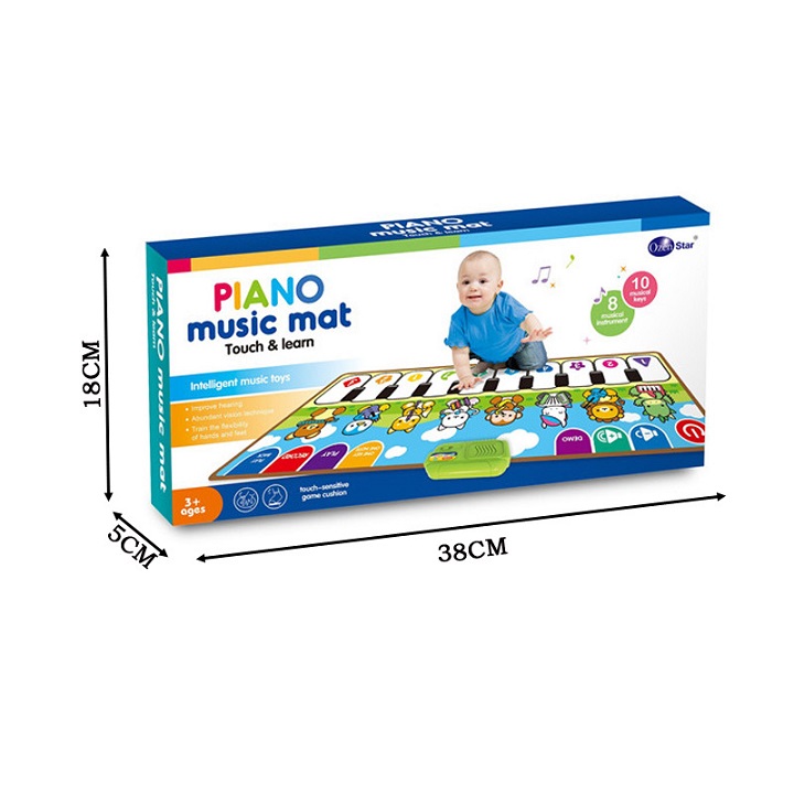 Đồ Chơi Đàn Piano Cho Bé Kích Thích Thị Giác, Âm Thanh Tự Sáng Tạo Bản Nhạc, Có Ghi Âm Giọng Nói Bé