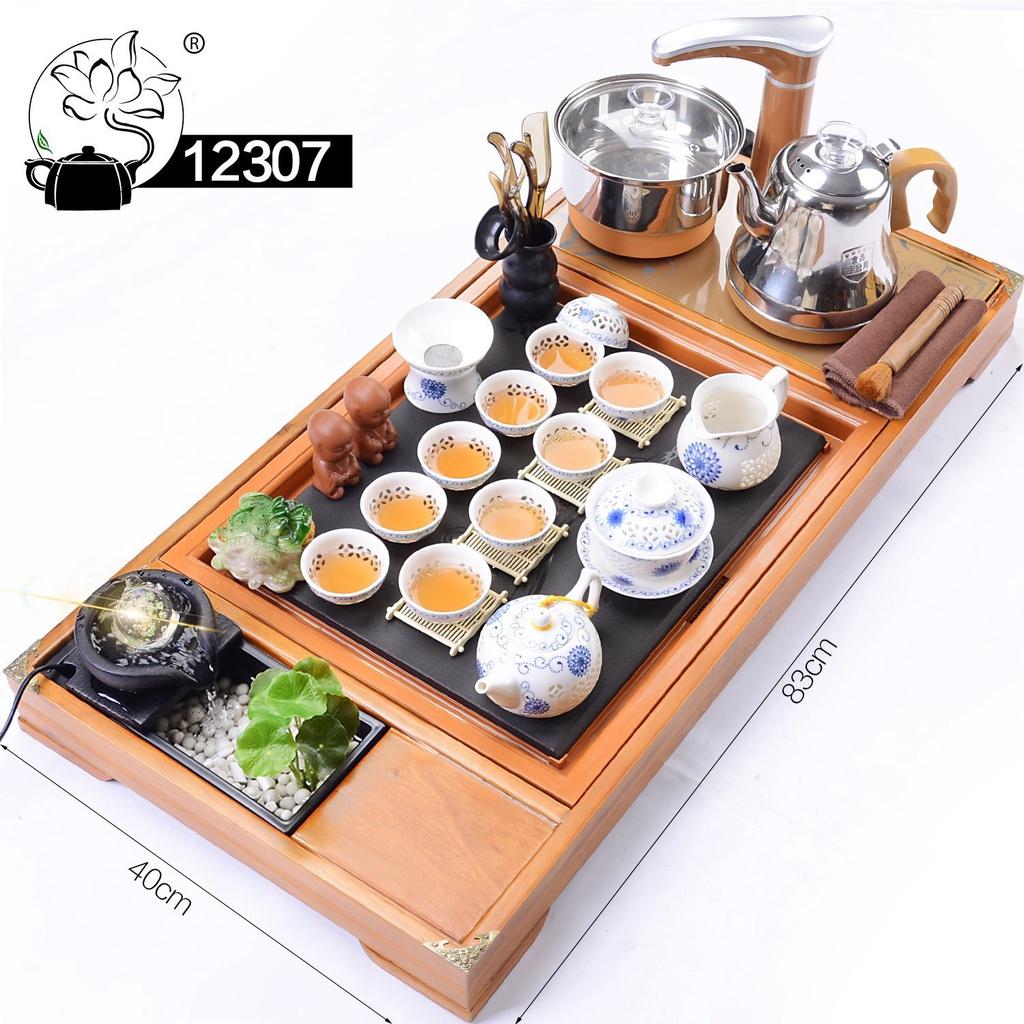 Bàn trà điện mã 123 gỗ thông - bàn trà điện thông minh đa năng - bảo hành 12 tháng - làm quà tặng, quà biếu lịch sự, sang trọng, ý nghĩa.