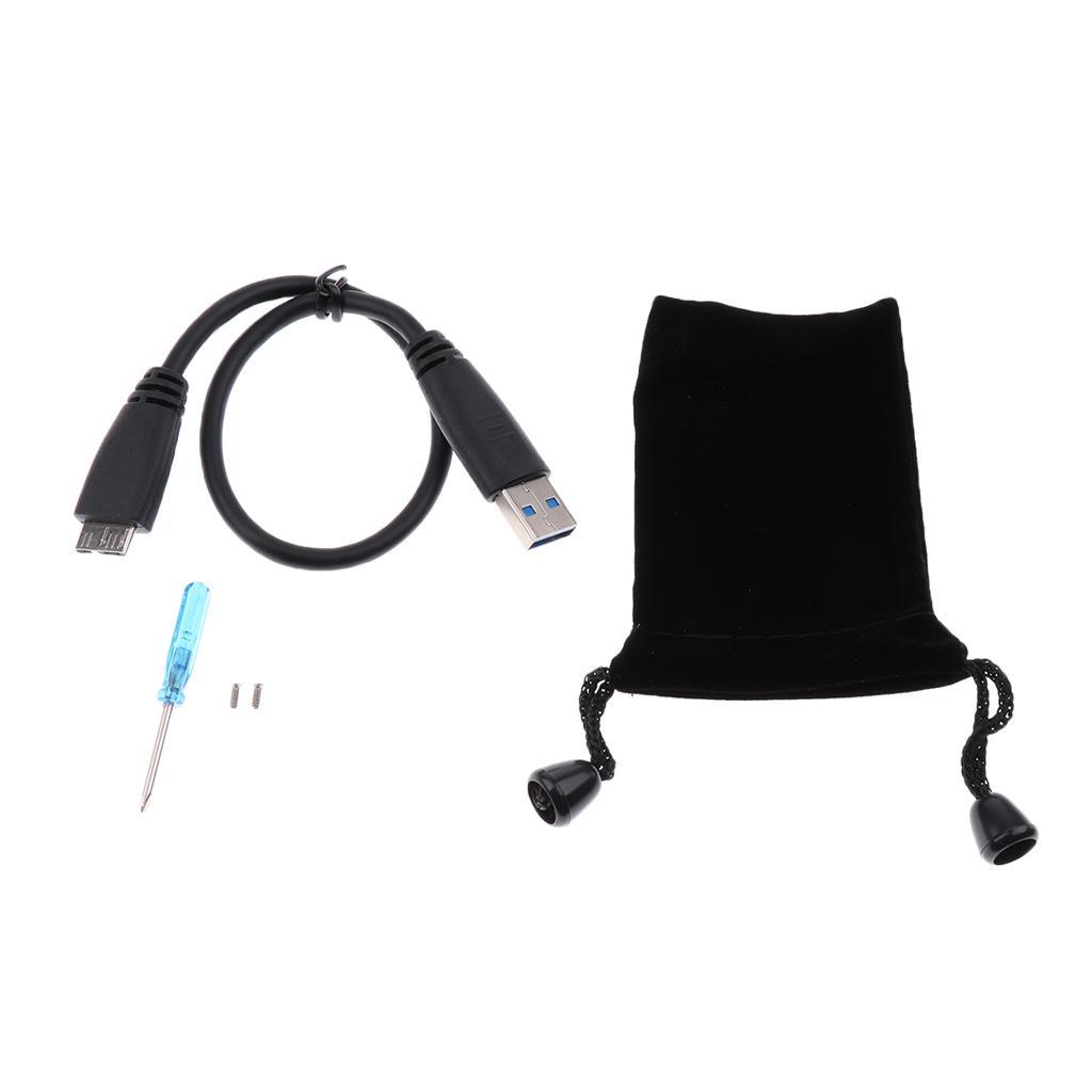 MSATA to USB 3.0 External SSD Enclosure Conveter Case with Cable