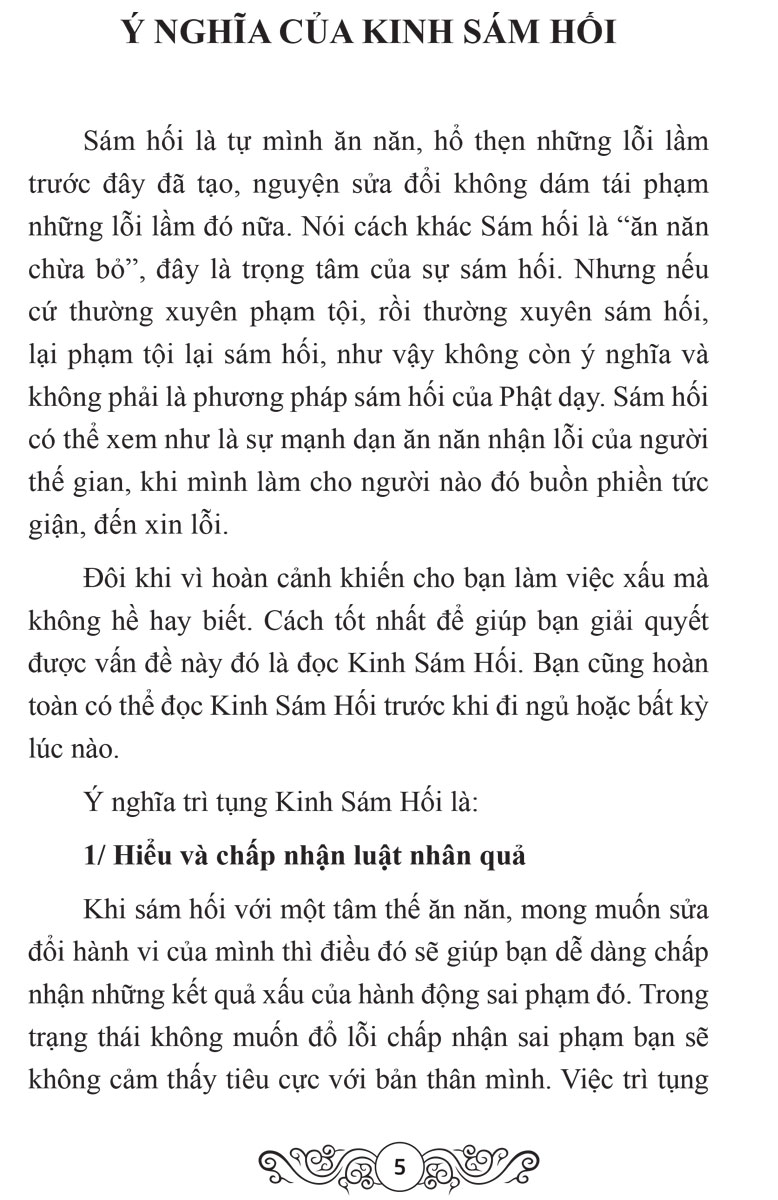 Sổ Tay Chép Kinh In Mờ Sám Hối (NS)