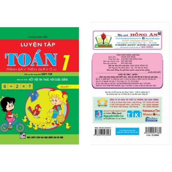 Luyện Tập Toán 1 - Quyển 1 - Trình Bày Trên Giấy Ô Li