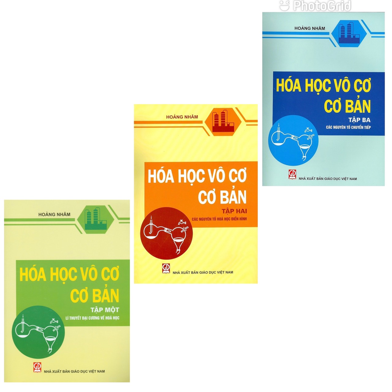 Combo 3 cuốn Hóa Học Vô Cơ Cơ Bản Tập 1 + Tập 2 + Tập 3 - Hoàng Nhâm ( 3 Cuốn)