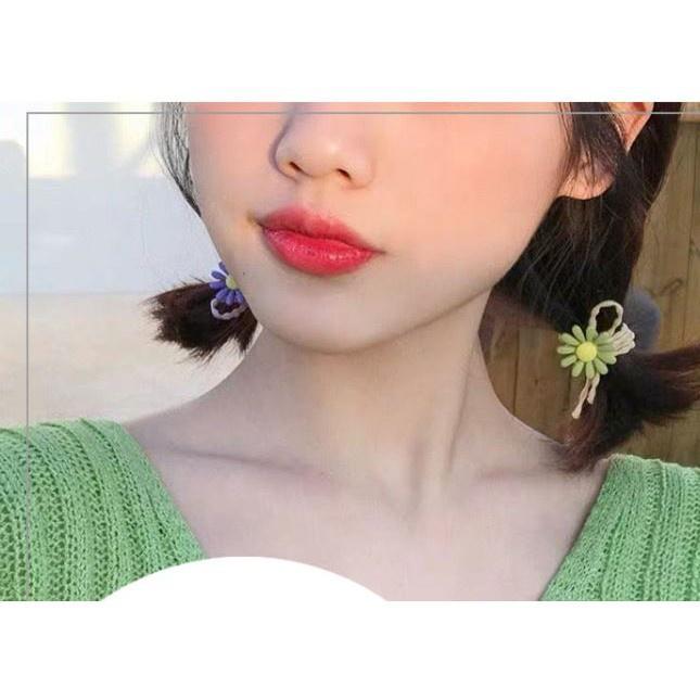 Dây buộc tóc HÀN QUỐC Miituu hoa cúc nhiêu màu dây thun buộc tóc nữ Hàn Quốc đẹp dễ thương