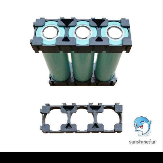 Khung dữ và cố định 3 bin 18650 để chế cháo