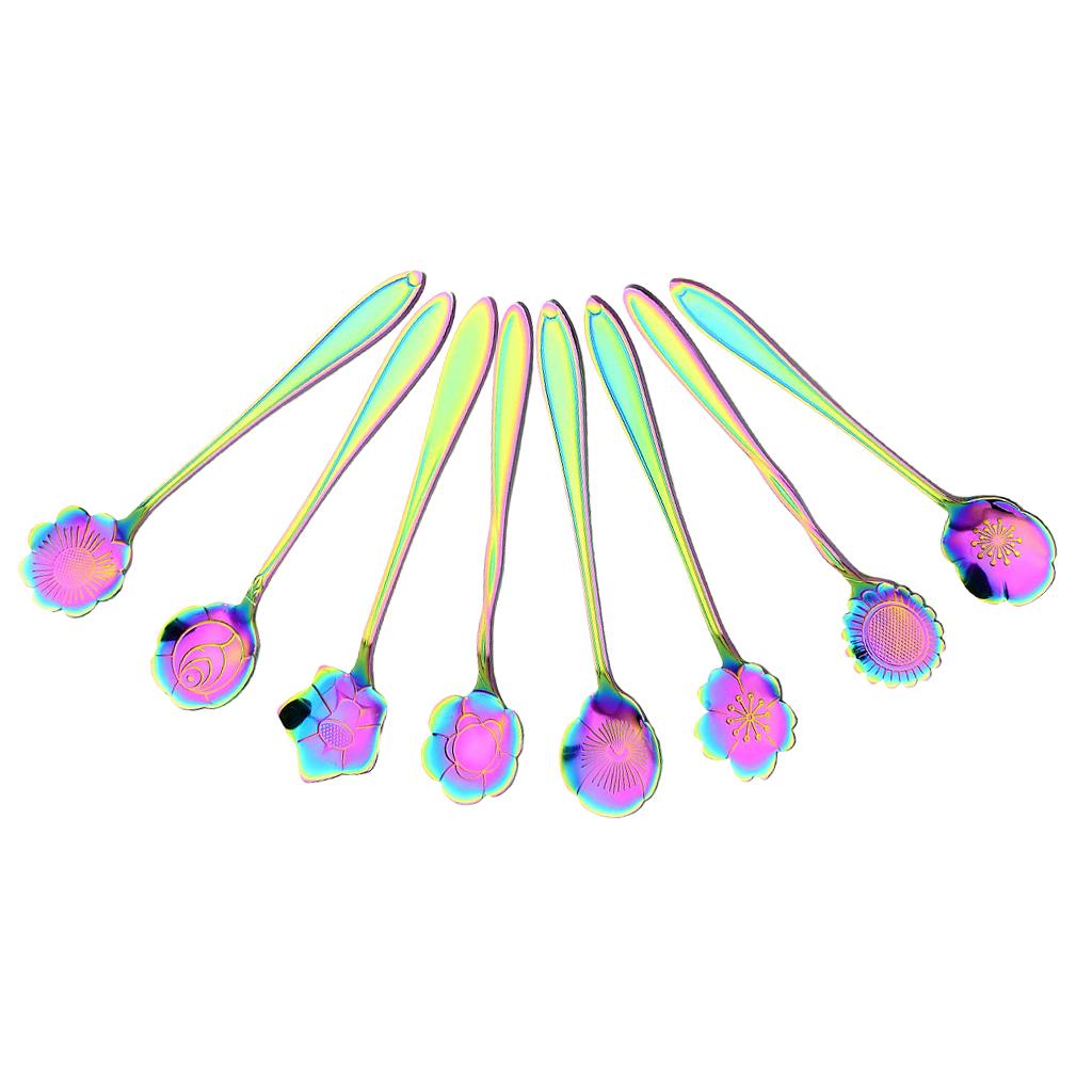 Teaspoon Bộ 8 Muỗng Cà Phê Không Gỉ