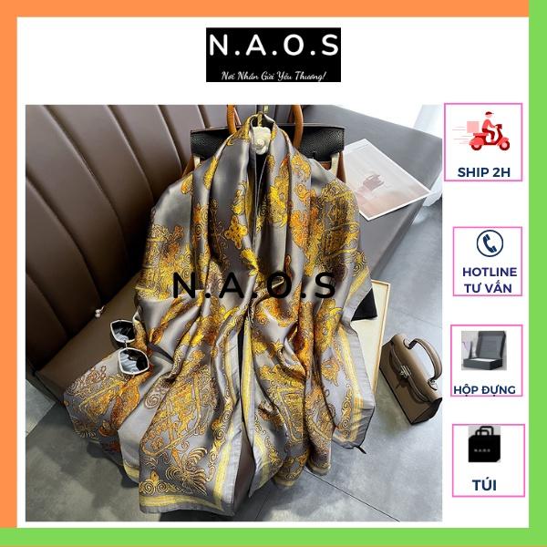 Khăn choàng lụa dài Quảng Châu 90x180cm quàng cổ-Qùa tặng 20/10-quà tặng sinh nhật-quà tặng 8/3-quà