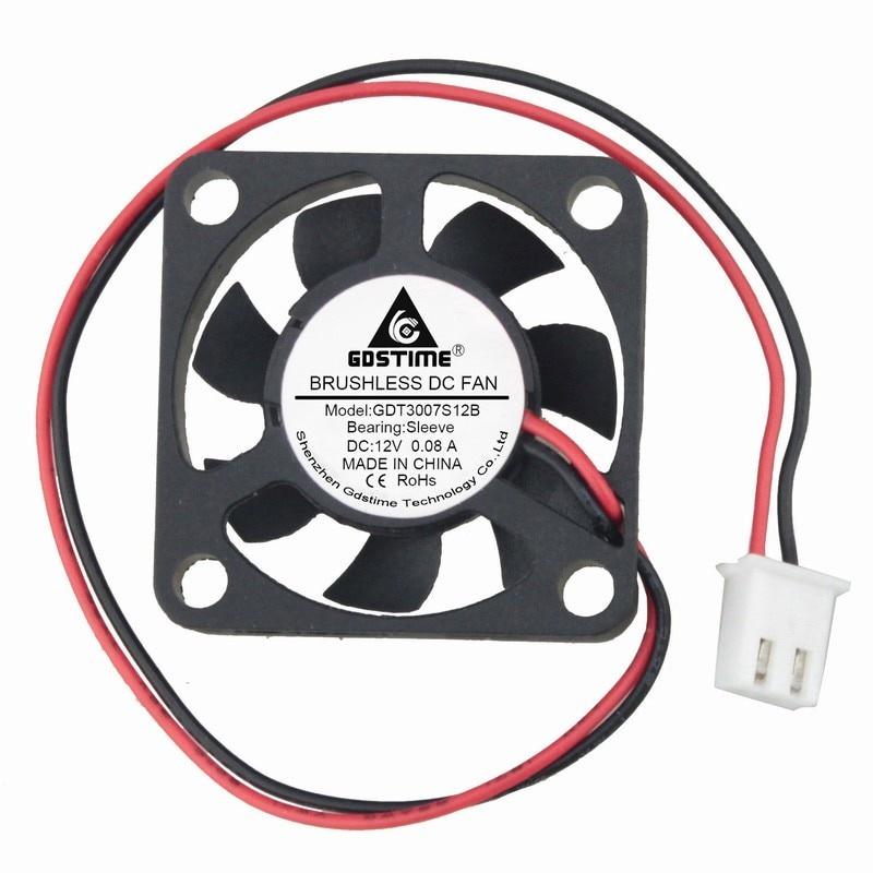 1 Pieces Gdstime DC 11v 30x30x7mm 3007 Sleeve 3cm Silent Micro Laptop Cooling Cooler Fan 30mm x 7mm 1Pin 1.14