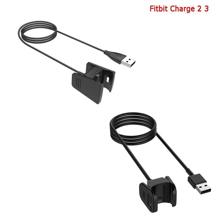 Đế sạc cho đồng hồ thông minh cổng USB Fitbit Charge 2 3 4 kèm cáp 1m