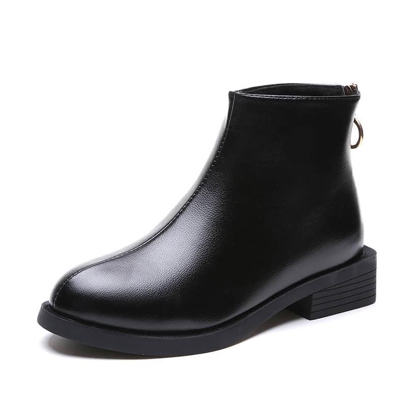 Chelsea Boot đế bệt kéo khóa sau 6581