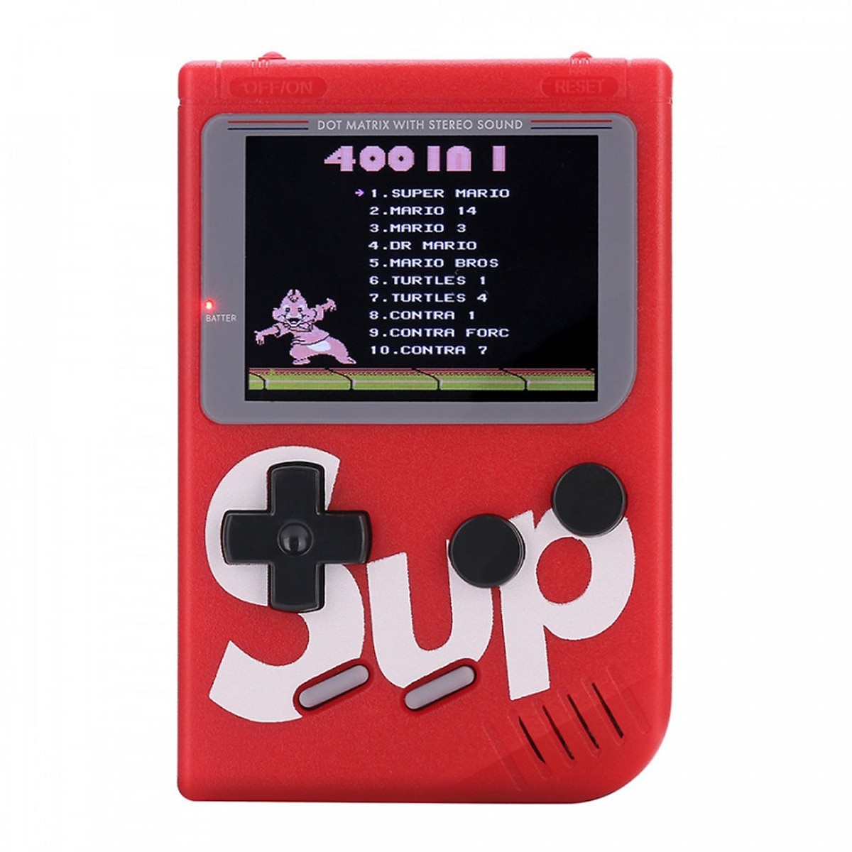 Máy chơi game cầm tay 400 trò chơi SUP 400 Games - hàng chính hãng