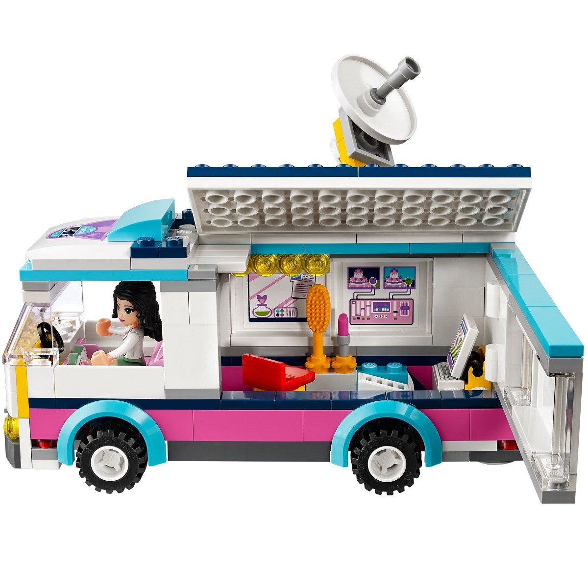 Bộ lắp ráp LEGO Friends 41056 Xe Thông Tin Thành Phố Heartlake (278 Chi Tiết)