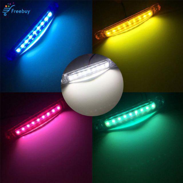 Sét 2 Đèn LED 9 bóng chống thấm nước cho xe tải cảnh báo sườn xe