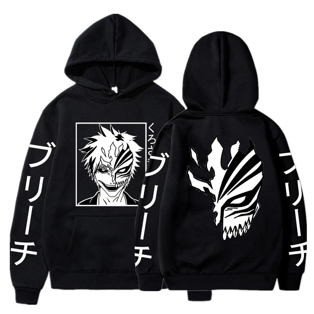 Áo hoodie Nam Anime Kurosaki Ichigo hoodie Nam Nữ có mũ trùm đầu