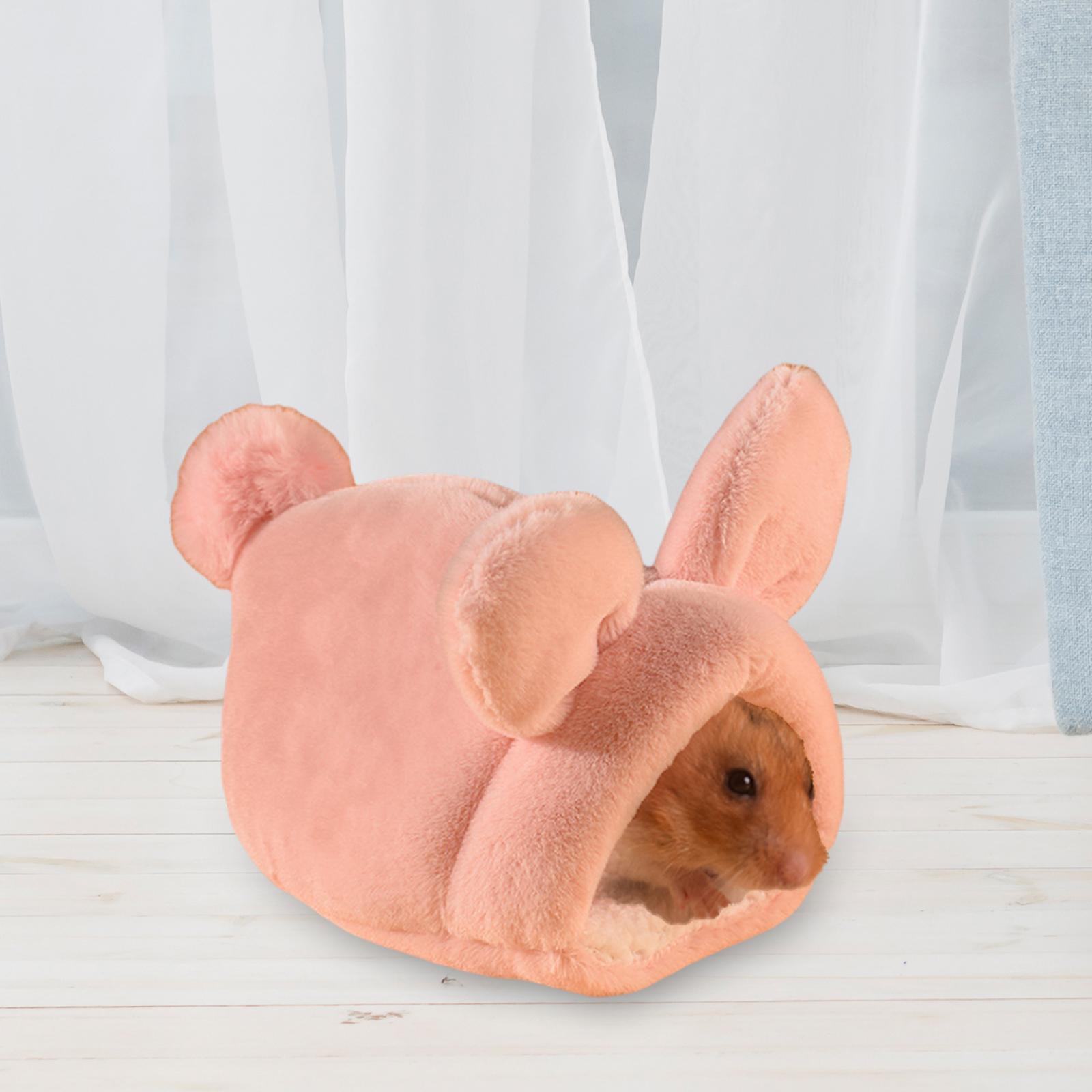 Hamster Bed Winter Pet House Soft for Hedgehog Sugar Glider Small Animals Dwraf Hamster