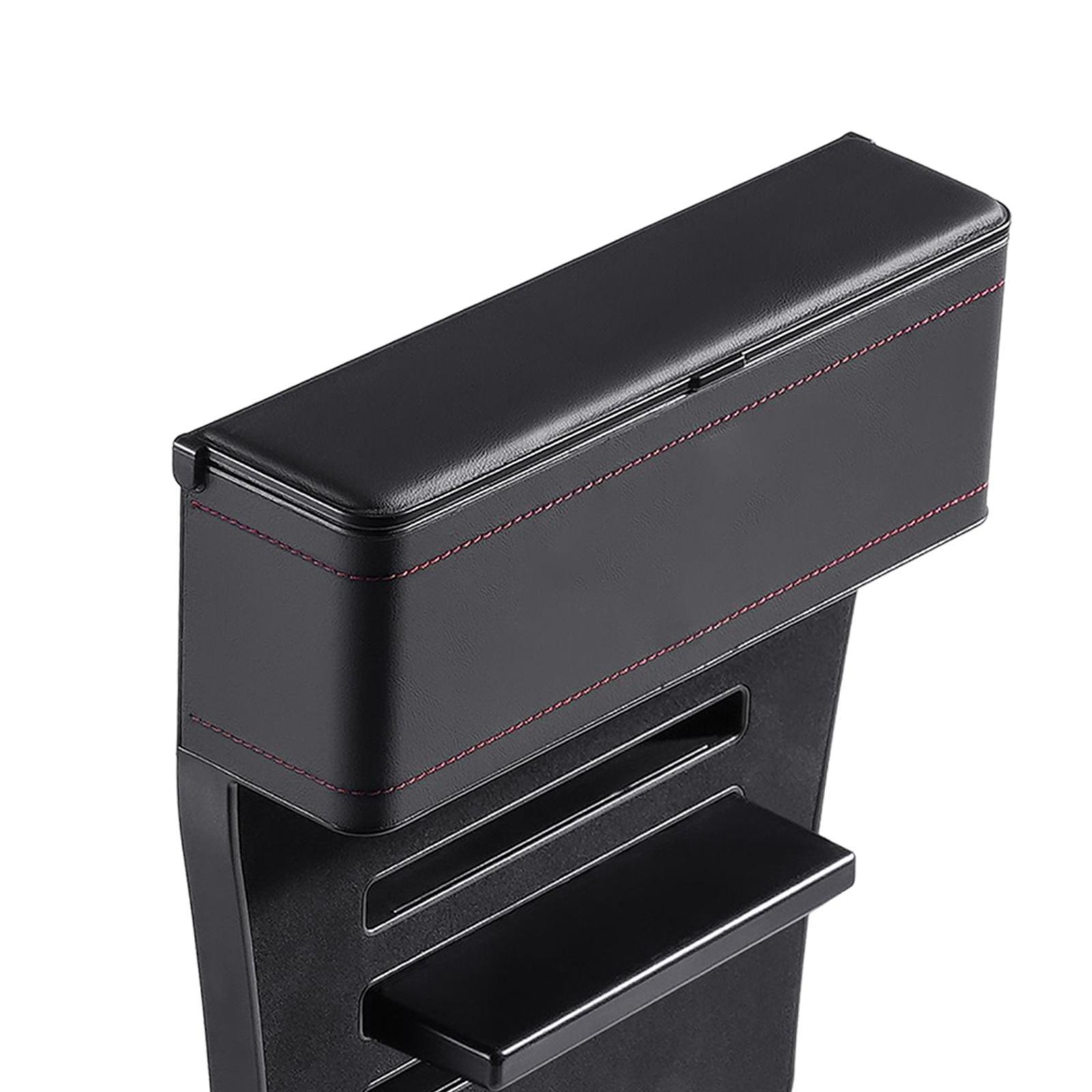 Seat Crevice Storage Box Portable Front Seat Organizer for Keys Cards Small Items